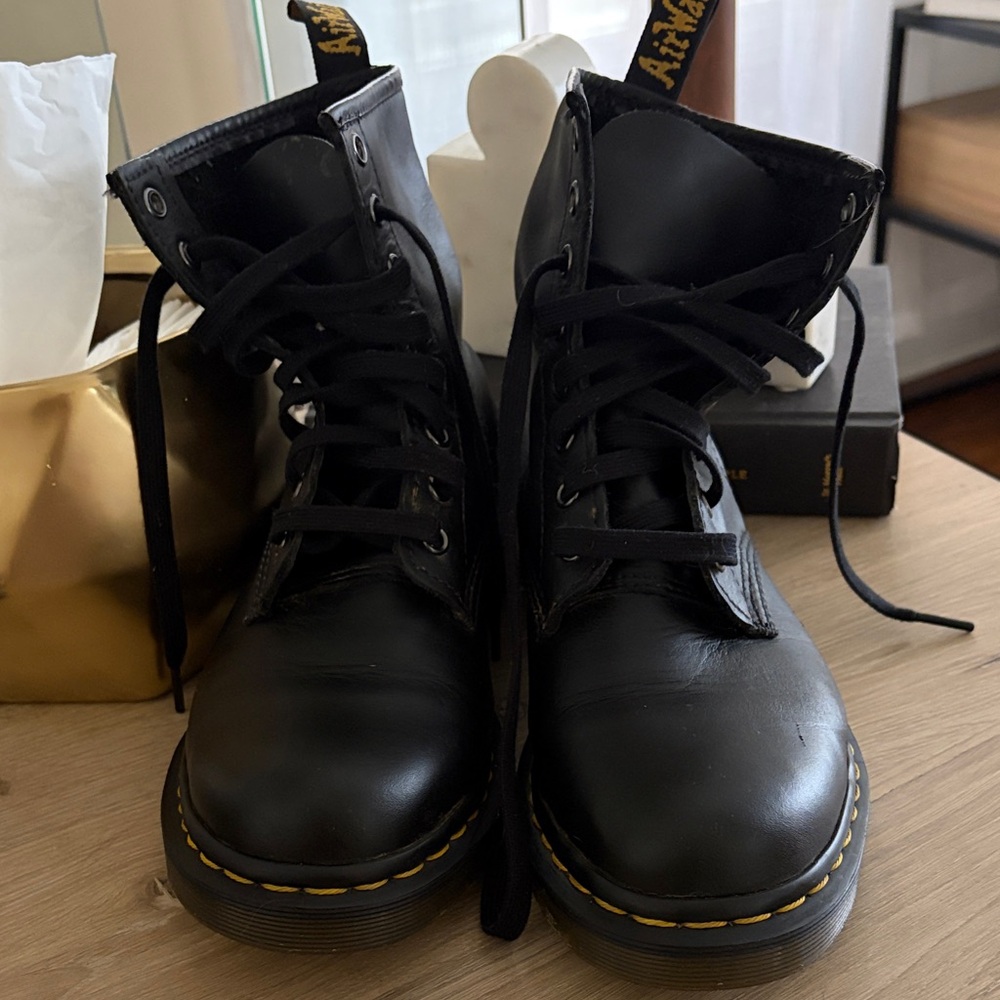 Dr. Martens Black Combat Boots